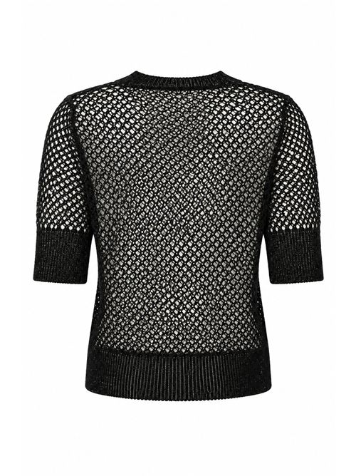 Maglia traforata Annalou in misto lino e viscosa Liviana Conti | L6SG05Y69-0